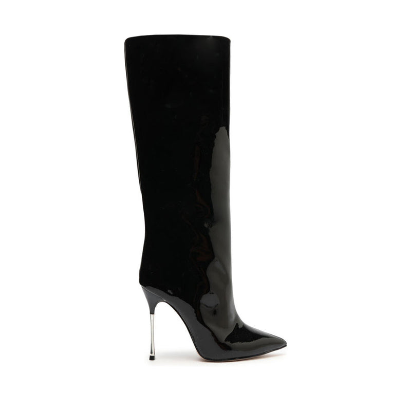 Reesy Patent Leather Boot Boots Fall 22 5 Black Patent Leather - Schutz Shoes