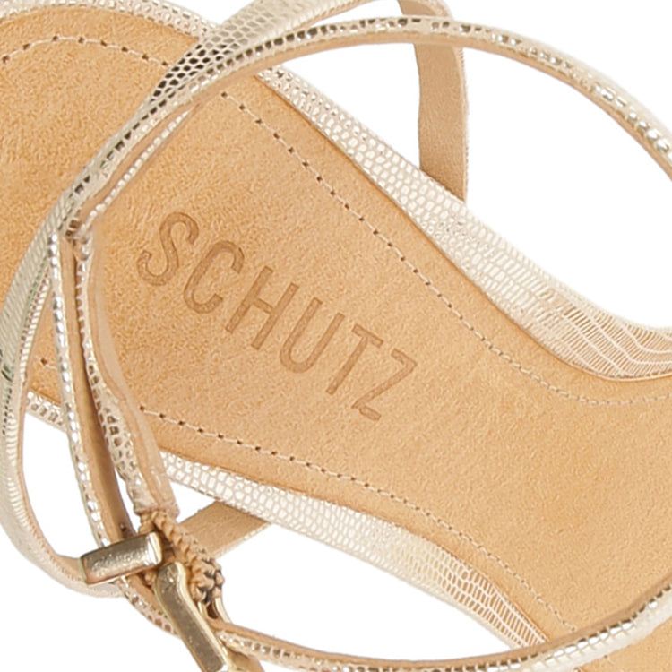 Altina Embossed-Leather Sandal Sandals ESSENTIAL    - Schutz Shoes