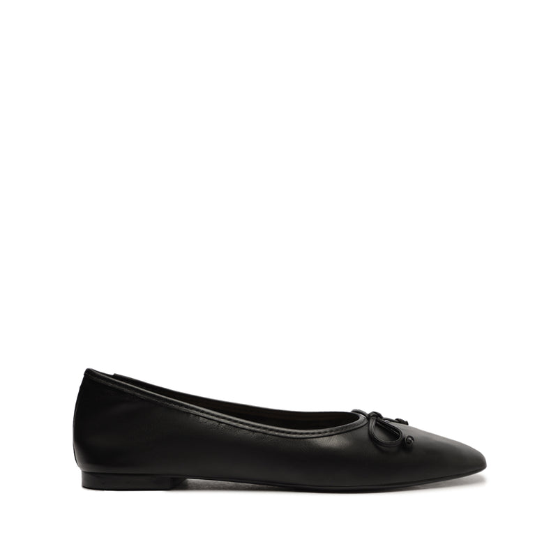 Arissa Flats ESSENTIAL 5 Black Nappa Leather - Schutz Shoes