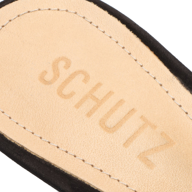 Dethalia Nubuck Leather Sandal Sandals CO    - Schutz Shoes