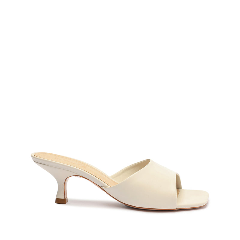Dethalia Nappa Leather Sandal Sandals Spring 23 5 Pearl Nappa Leather - Schutz Shoes