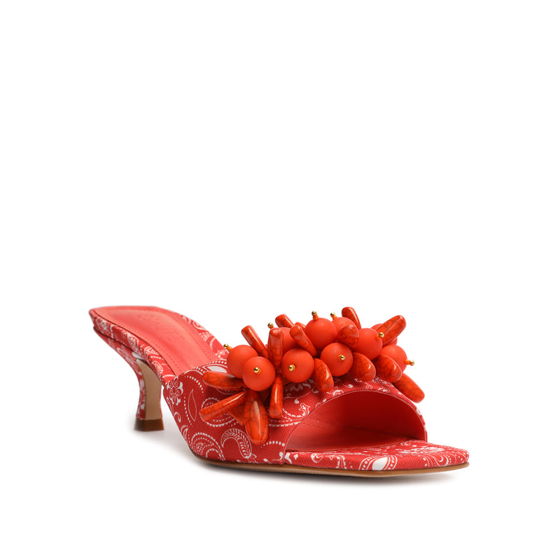 Dethalia Beads & Fabric Sandal Sandals OLD    - Schutz Shoes