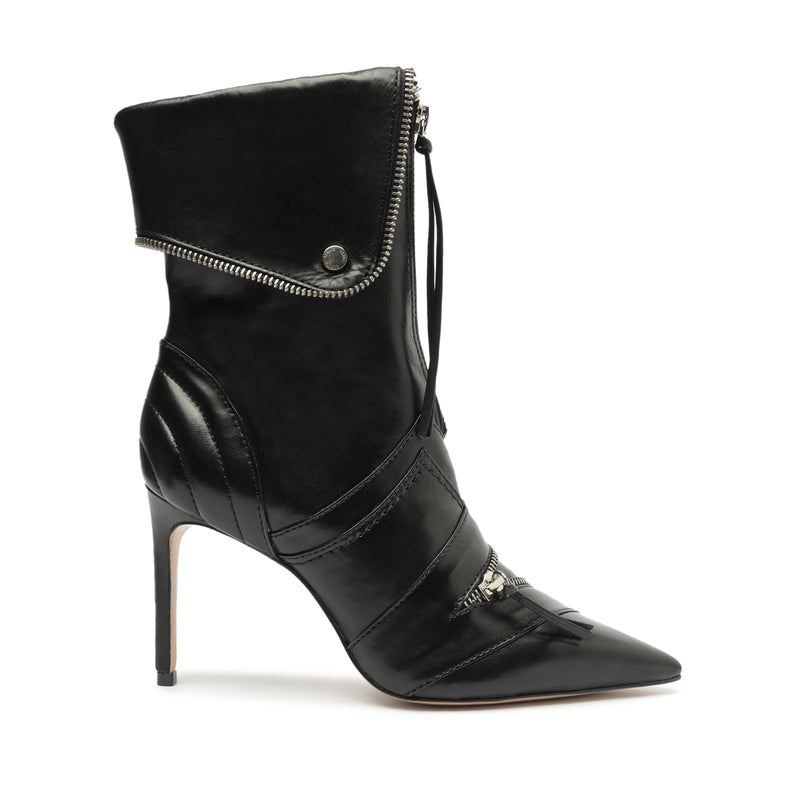 Arla Leather Bootie Booties Pre Fall 23 5 Black Leather - Schutz Shoes