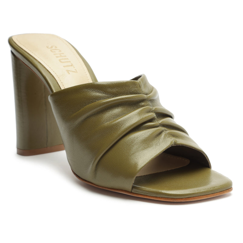 Mallory Leather Sandal Sandals Fall 23    - Schutz Shoes