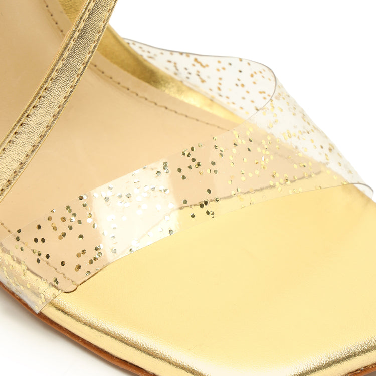 Aisha Leather & Vinyl Sandal Sandals OLD    - Schutz Shoes
