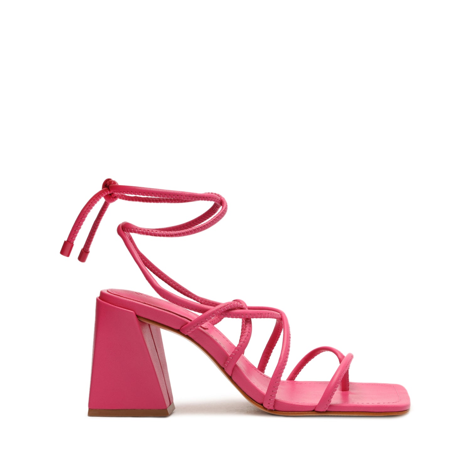 Fernanda Sandal Sandals OLD 5 Hot Pink Faux Leather - Schutz Shoes