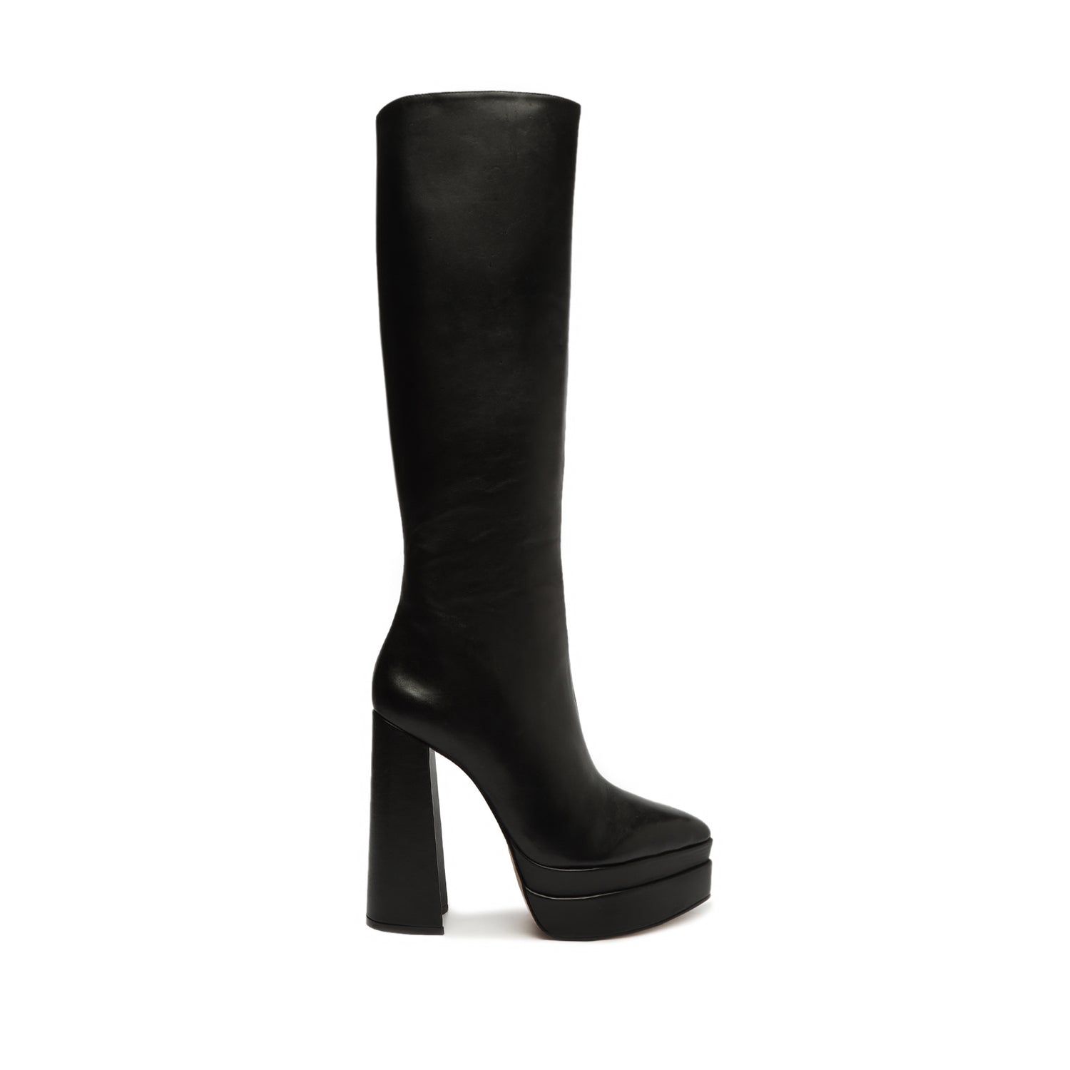 Elysee Up Boot Boots FALL 23 5 Black Atanado Leather - Schutz Shoes