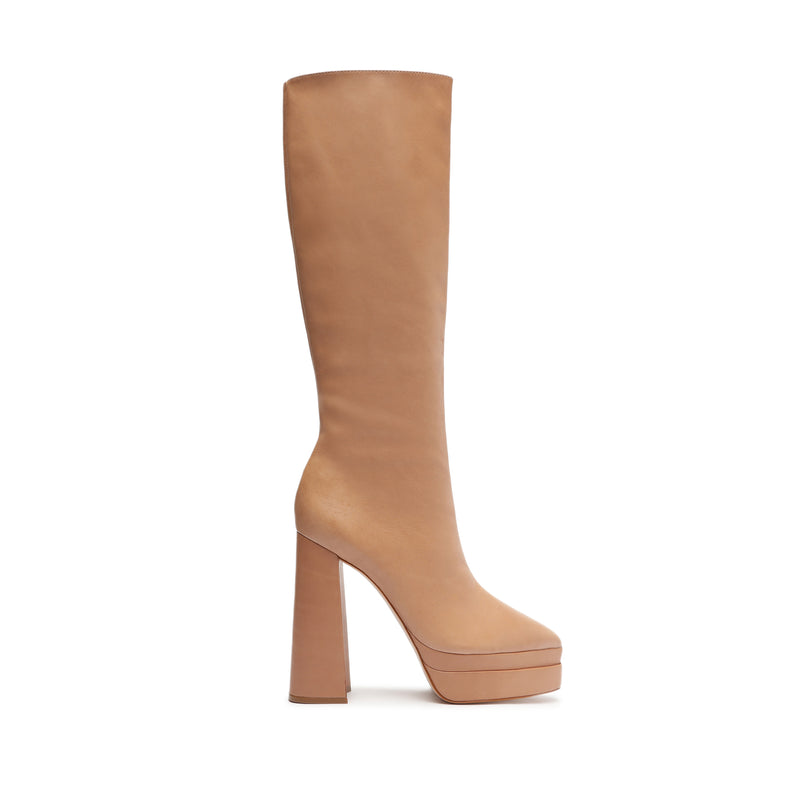 Elysee Up Boot Boots Fall 22 5 New Peach Atanado Leather - Schutz Shoes