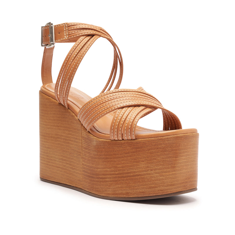 Marcela  Leather Sandal Flats Spring 23    - Schutz Shoes