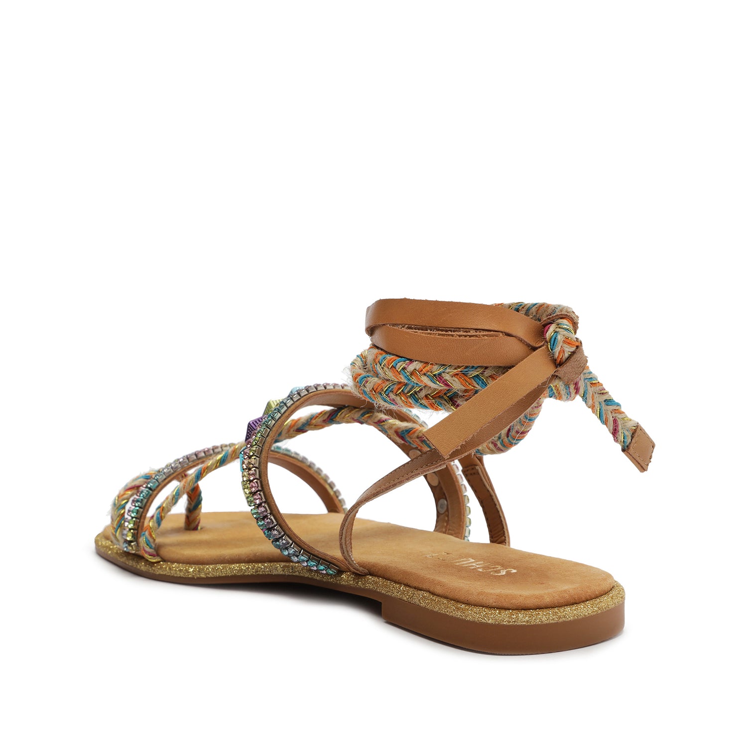 Summer Leather Sandal Flats Spring 23    - Schutz Shoes