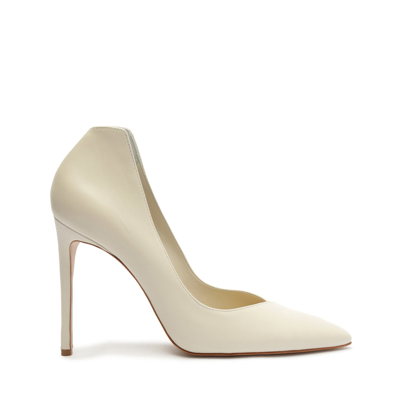 Arlette Nappa Leather Pump Pumps Spring 23 5 Pearl Nappa Leather - Schutz Shoes
