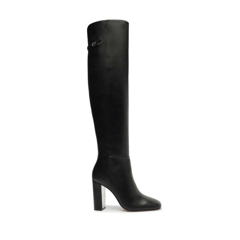Austine Leather Boot Boots Open Stock 5 Black Leather - Schutz Shoes