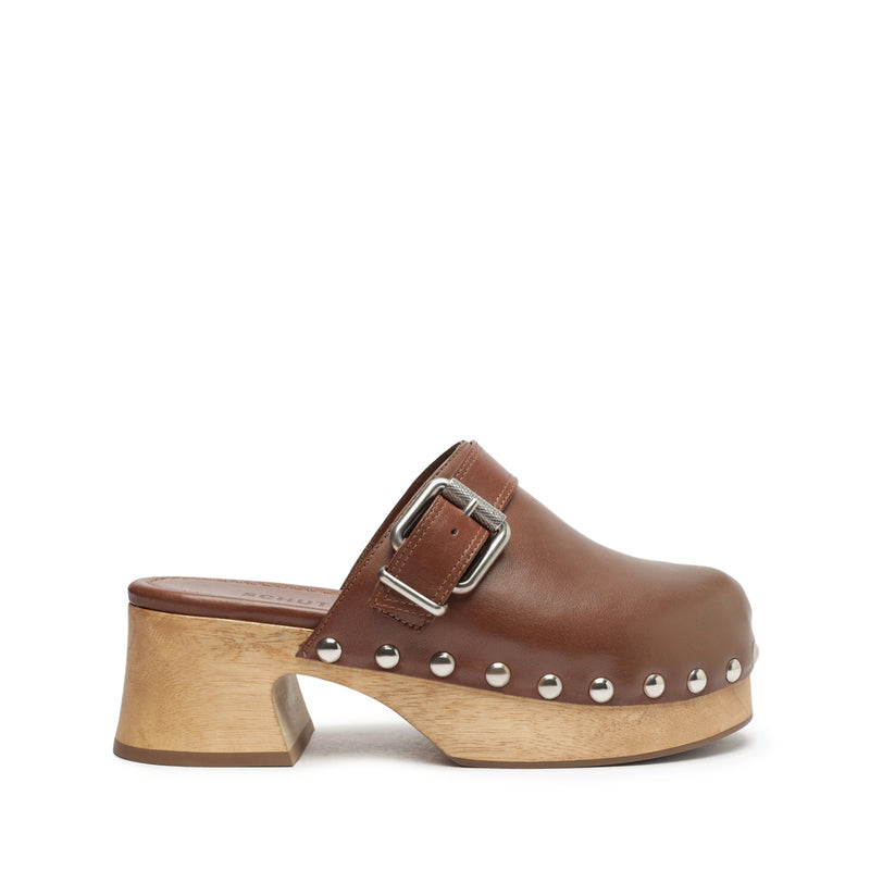 Ever Leather Flat Flats Resort 23 5 True Brown Leather - Schutz Shoes
