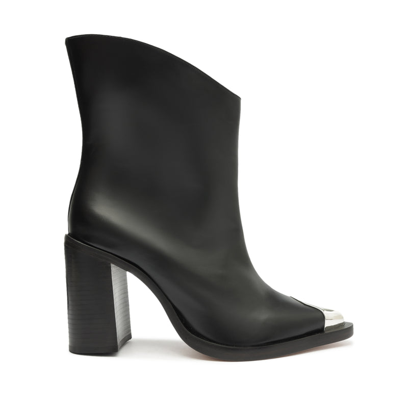 Blaze Leather Bootie Booties Pre Fall 23 5 Black Leather - Schutz Shoes