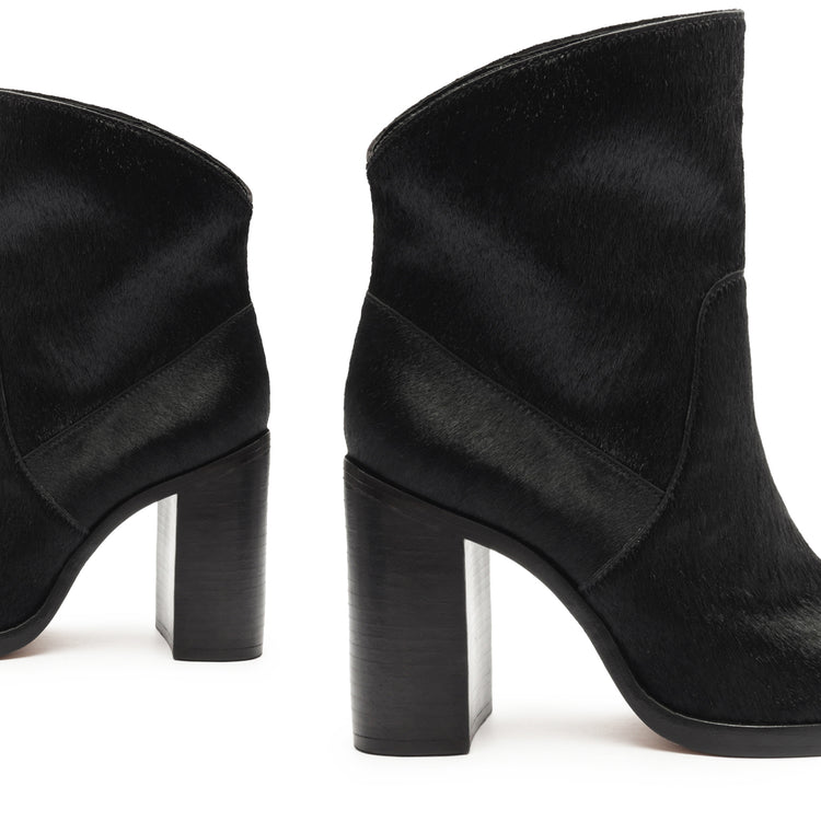 Misty Calf Hair Leather Bootie Booties FALL 23    - Schutz Shoes
