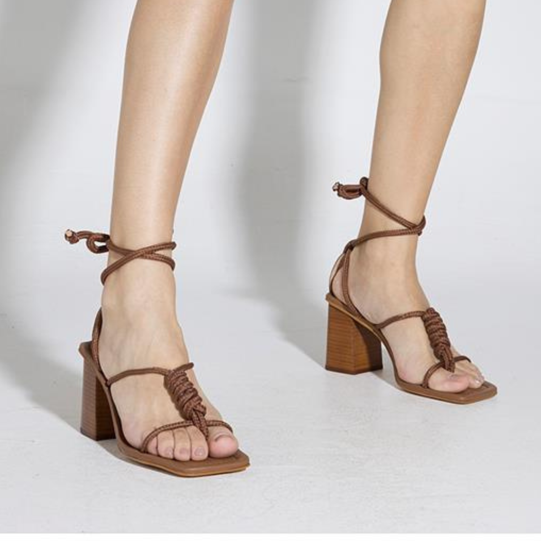 Angieh Rope & Atanado Leather Sandal Sandals Summer 22    - Schutz Shoes