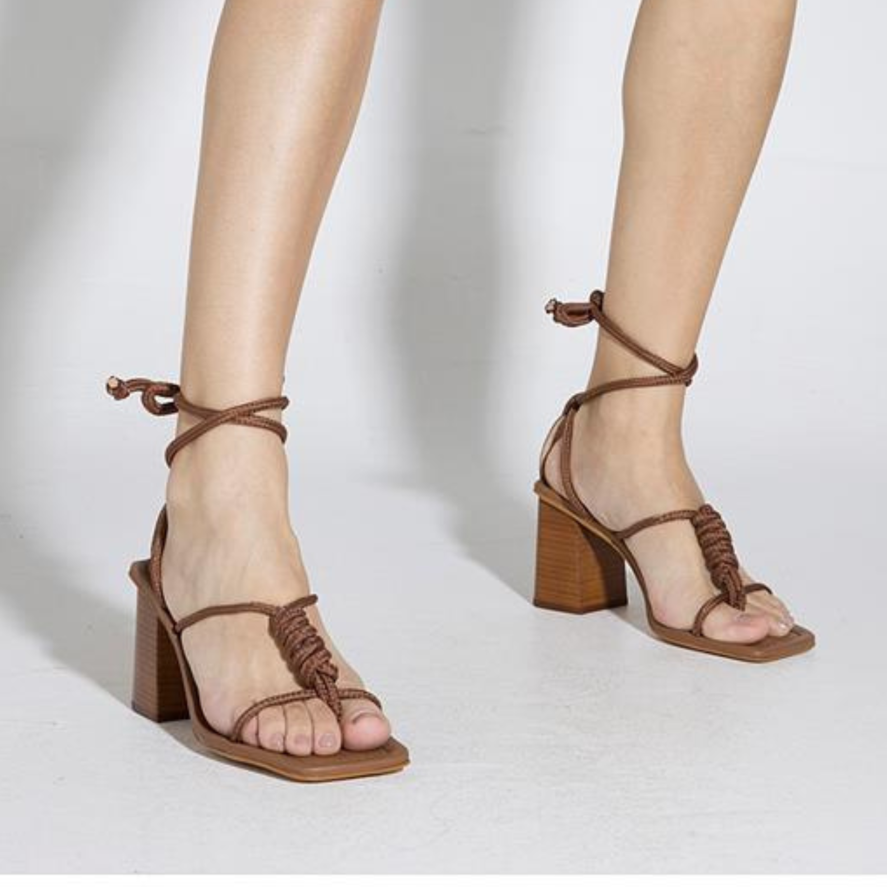 Schutz lace up sandals top