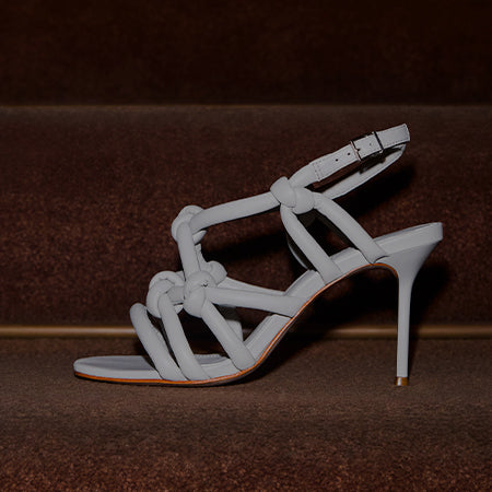 knot stiletto sandal