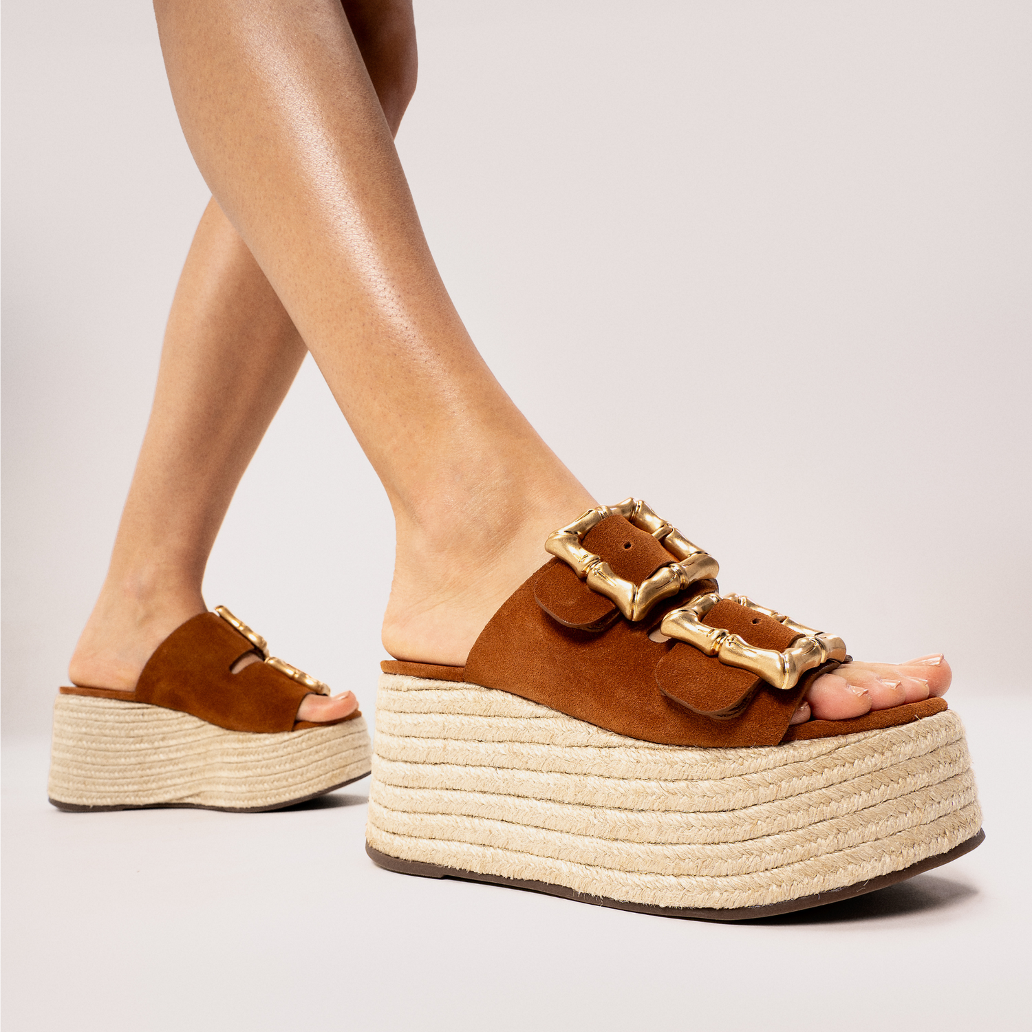 Enola Rope Flatform Sandals Spring 24    - Schutz Shoes