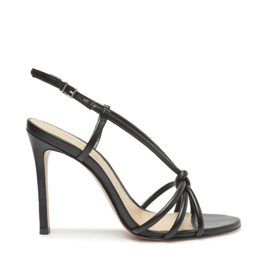 Kelsie Leather Sandal Sandals FALL 23 5 Black Leather - Schutz Shoes