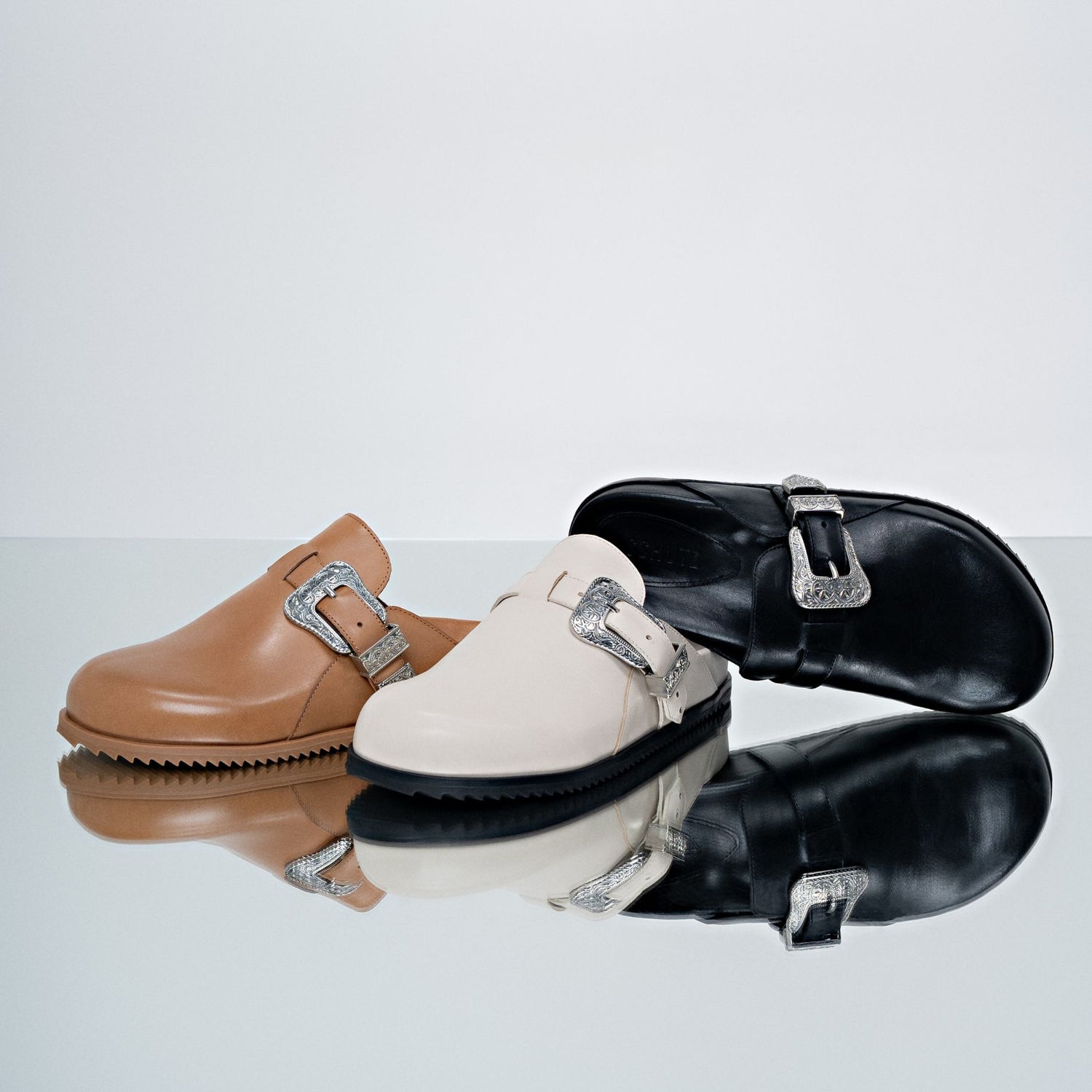 Grace Leather Flat Flats Fall 23    - Schutz Shoes