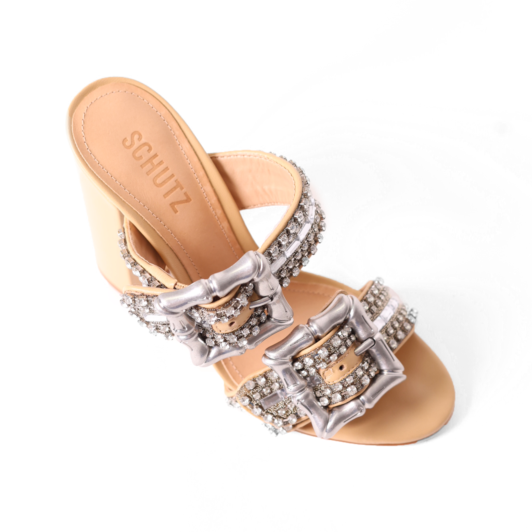 Enola Shine Leather Sandal OLD - Schutz Shoes