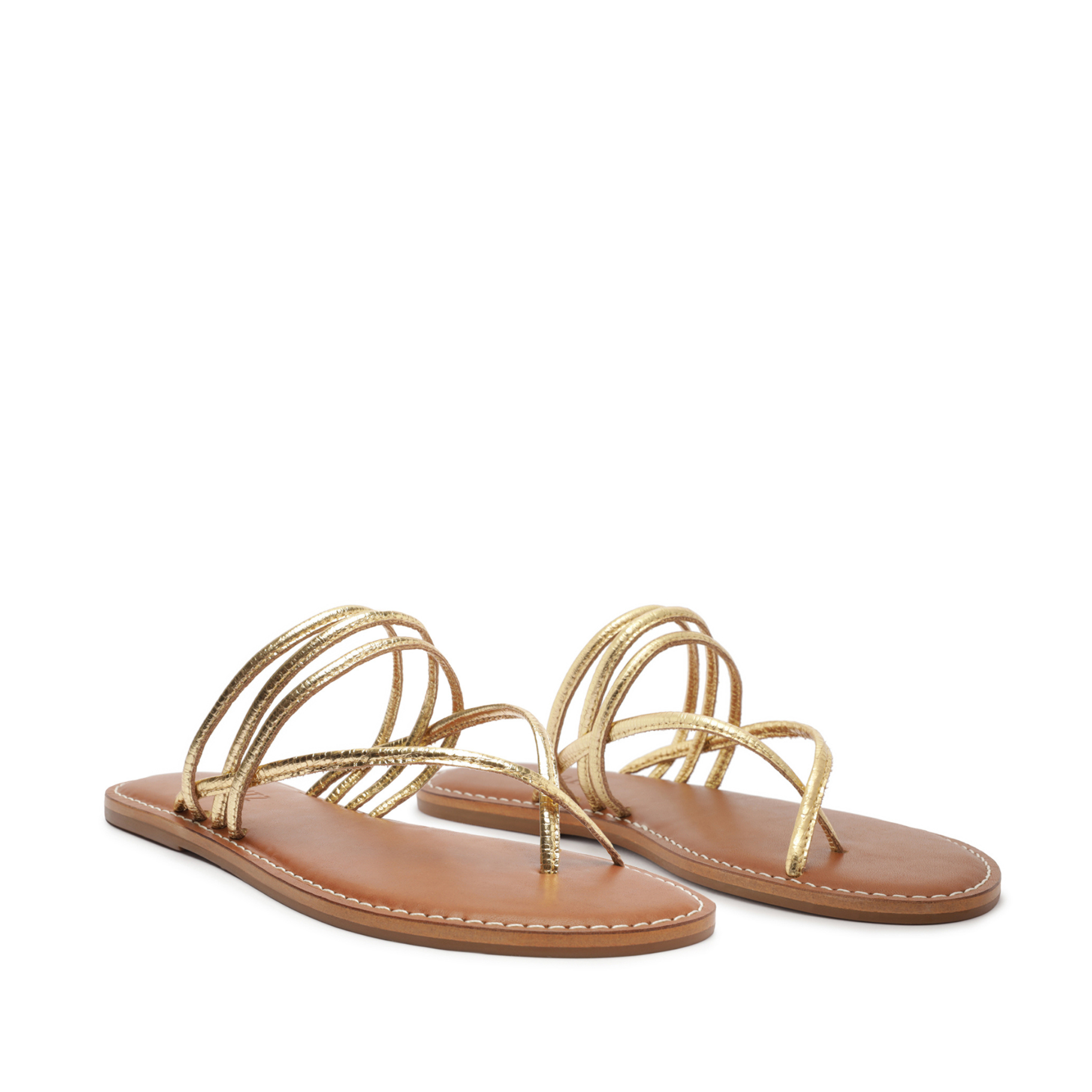 Mirielle Leather Sandal Flats Spring 23    - Schutz Shoes