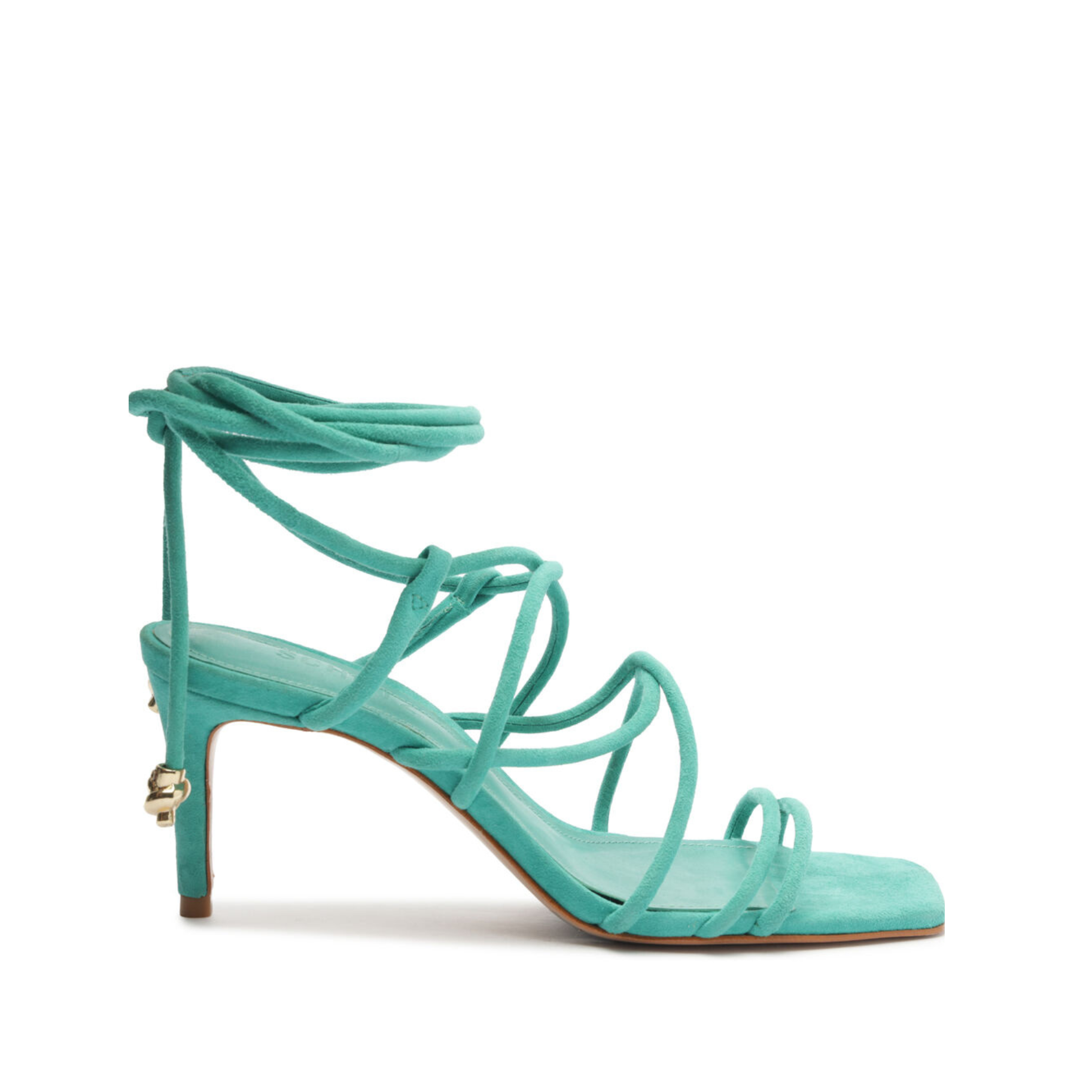 Magdalena Mid Sandal Sandals OLD 5 Green Ocean Nubuck - Schutz Shoes