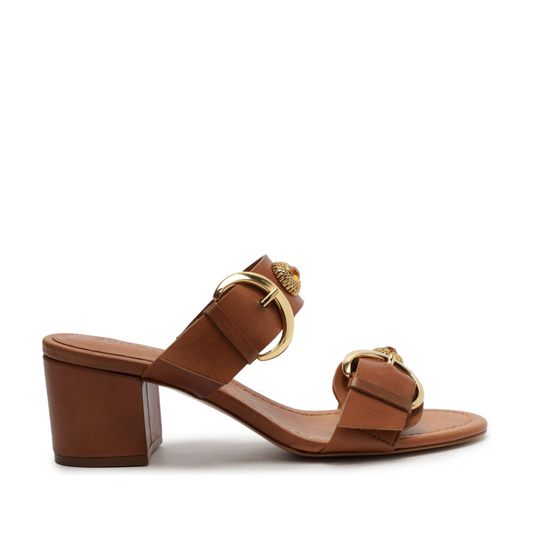 Vivian Leather Sandal Sandals OLD 5 Honey Peach Atanado Leather - Schutz Shoes