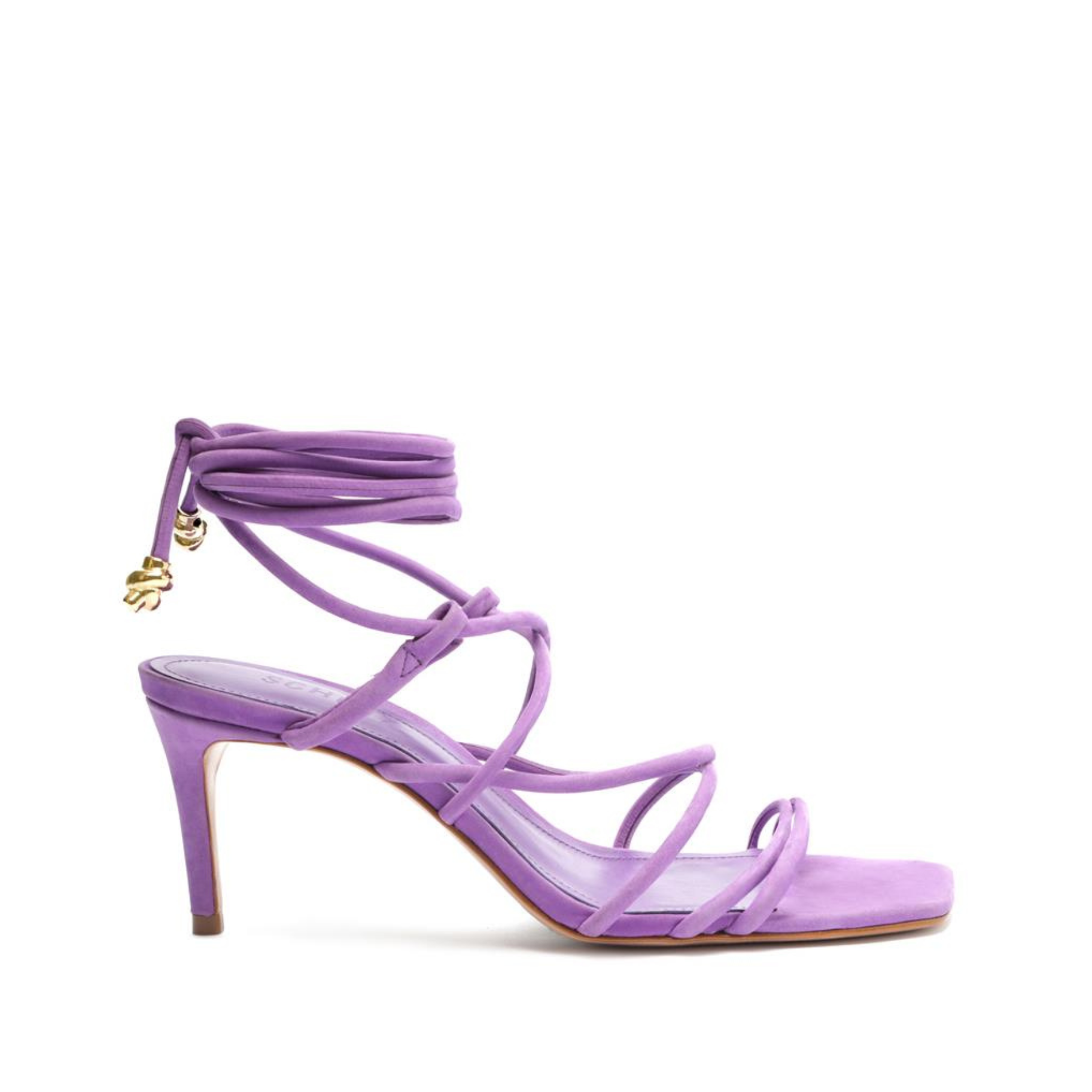 Magdalena Mid Nubuck Sandal Sandals OLD 5 Violet Nubuck - Schutz Shoes