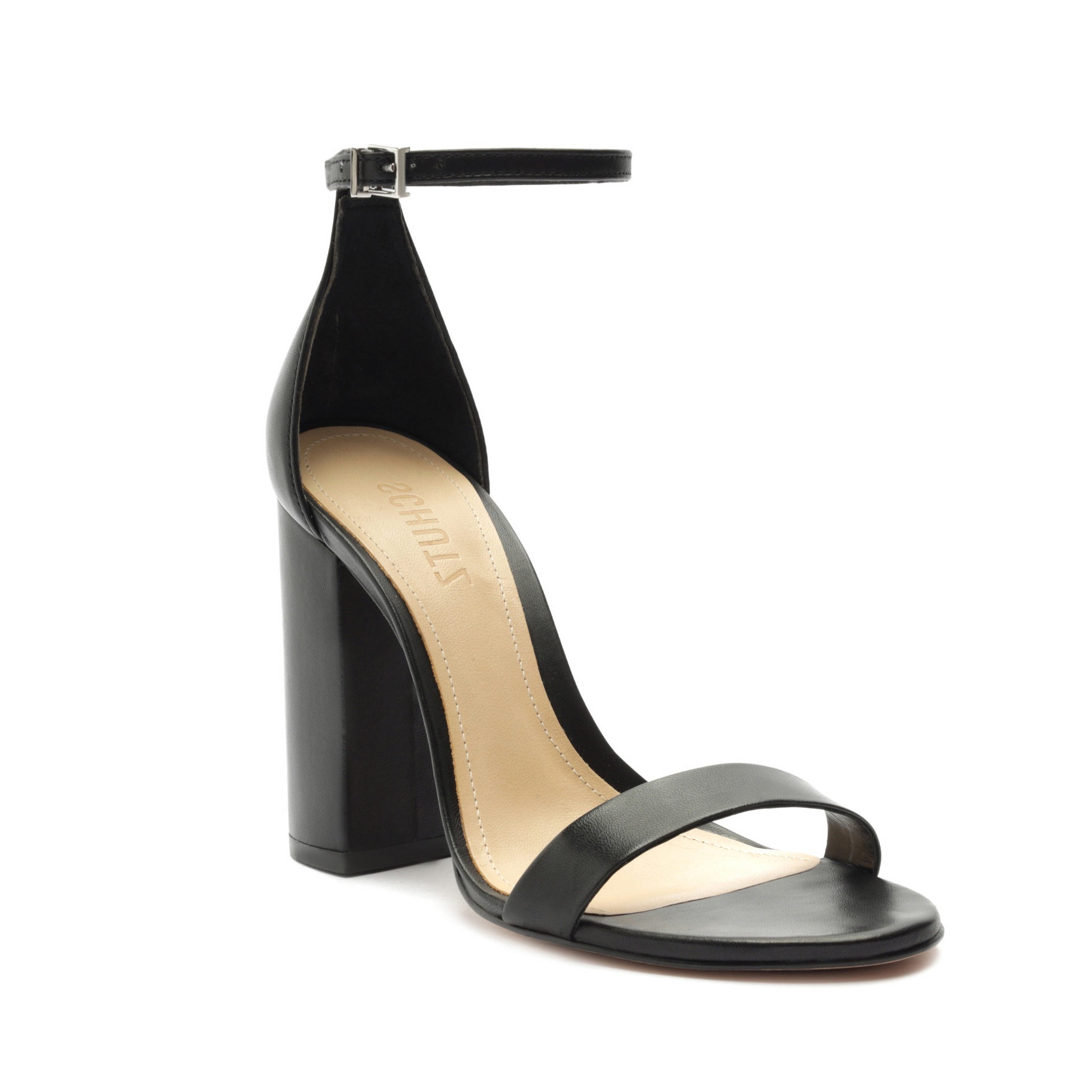 Cadey Lee Block Nappa Leather Sandal Sandals Spring 23    - Schutz Shoes