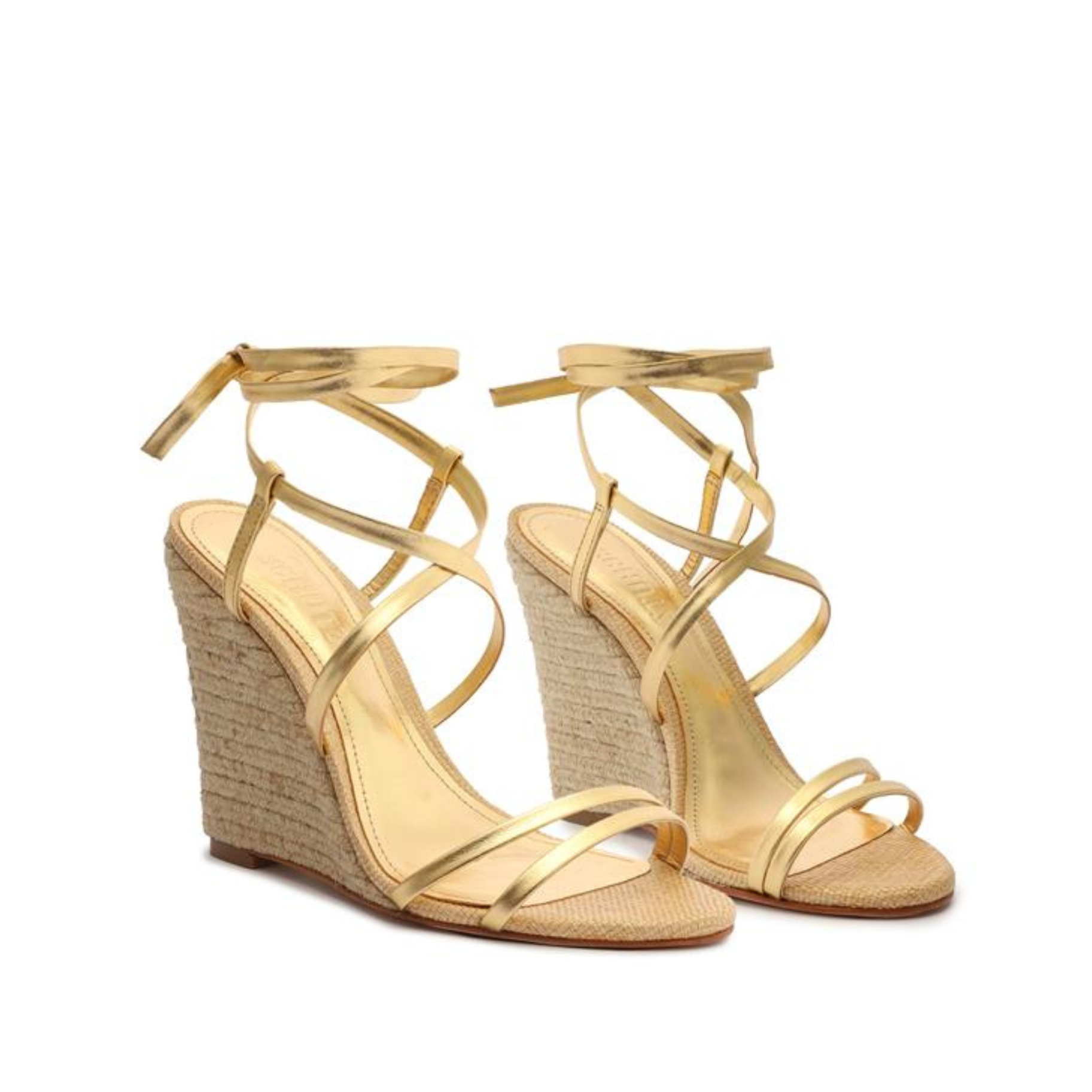 Deonne Metallic Leather Sandal Sandals OLD    - Schutz Shoes