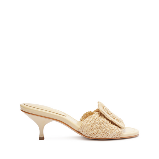 Cinna Sandal Sandals SUMMER 24 5 Straw Synthetic - Schutz Shoes