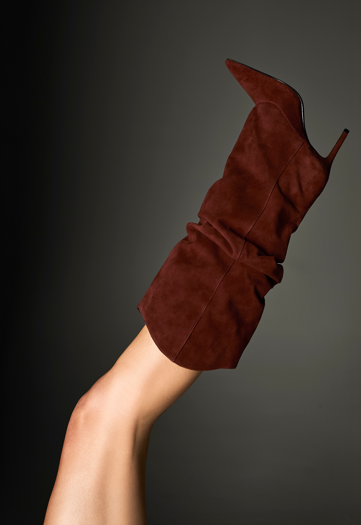 Maryana Up Slouch Nubuck Boot