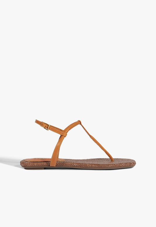 Elsha Leather Sandal Spring 25 5 Brown Leather - Schutz Shoes