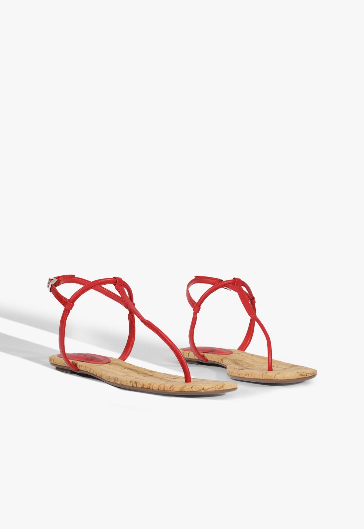 Elsha Flat Sandal Red Leather – SCHUTZ