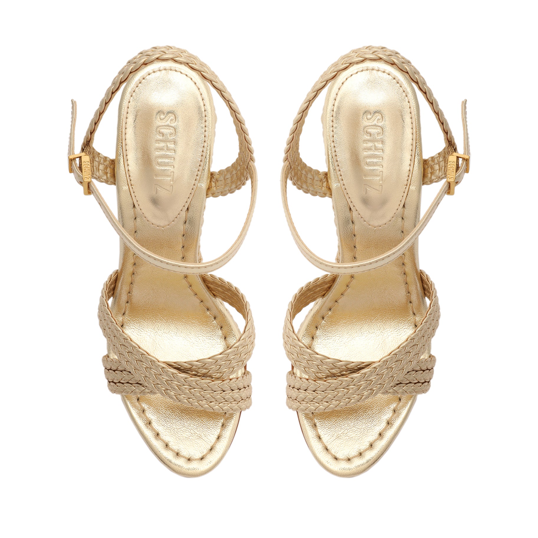 Karima Metallic Nappa Sandal Sandals High Summer 23    - Schutz Shoes