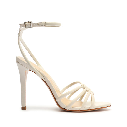 Rachel Nappa Leather Sandal 5 Pearl Nappa Leather - Schutz Shoes