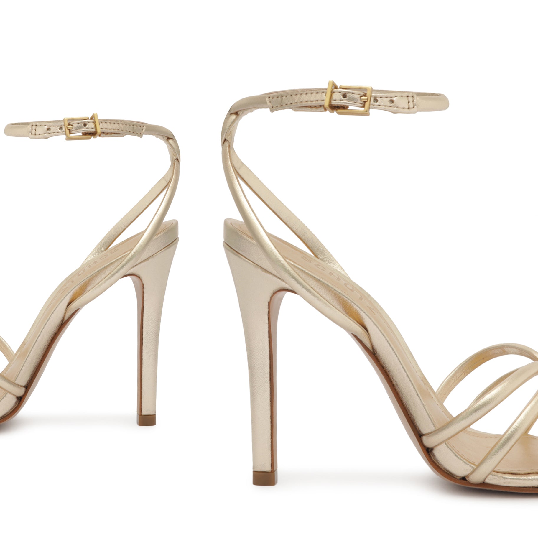 Rachel Metallic Leather Sandal Sandals OLD    - Schutz Shoes