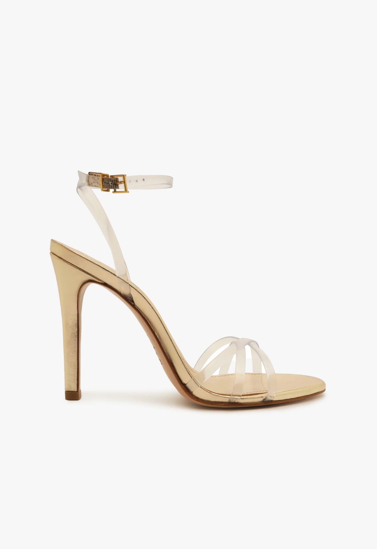 Amelia Leather Sandal Sandals FALL 23 5 Gold Leather - Schutz Shoes