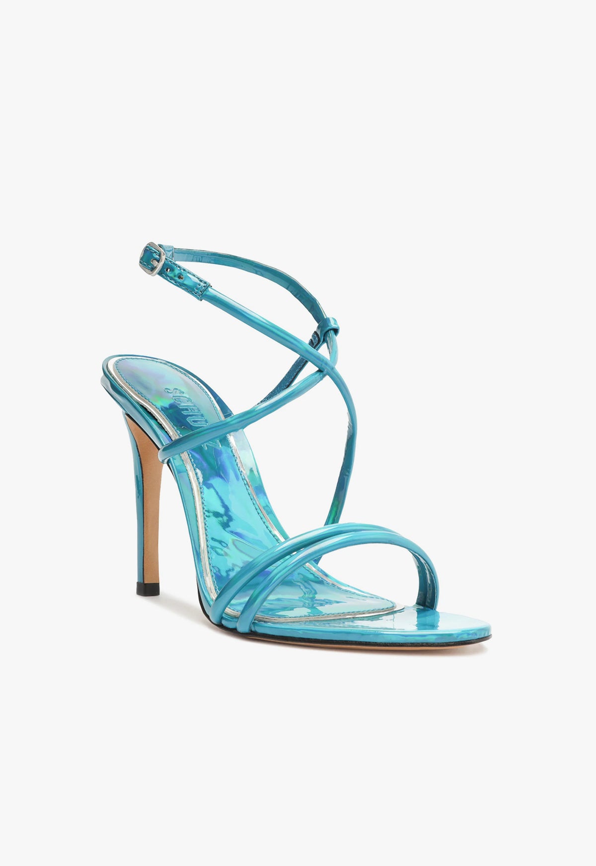 Aimee Specchio Leather Sandal Sandals WINTER 23 - Schutz Shoes