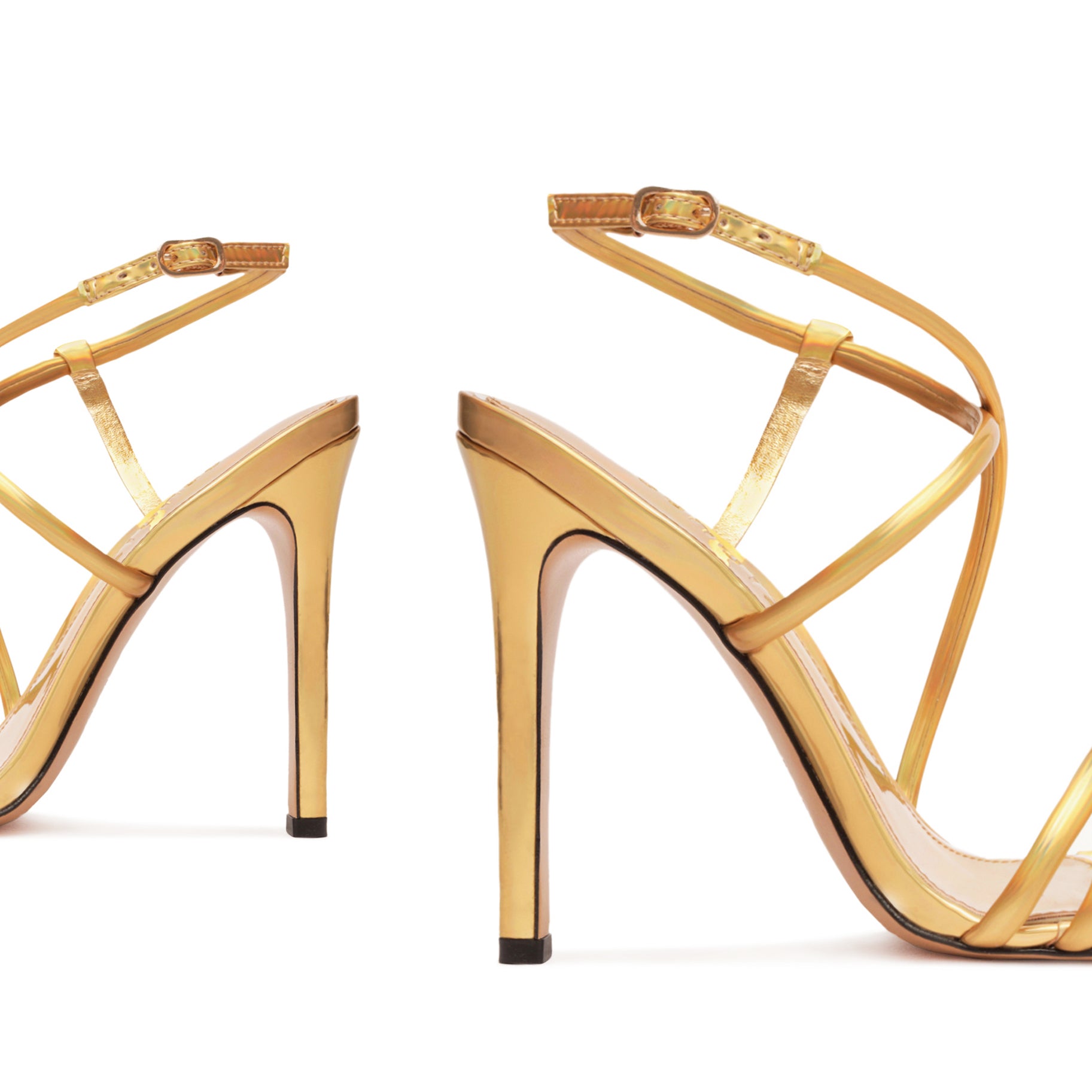 Aimee Specchio Leather Sandal Sandals WINTER 23    - Schutz Shoes