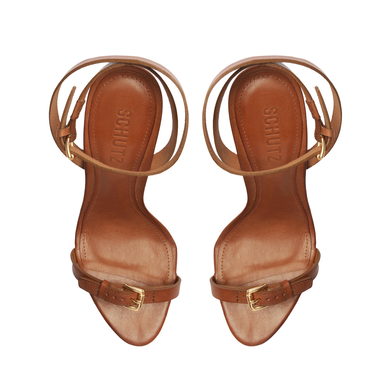 Aurora High Stiletto Leather Sandal Sandals Spring 24    - Schutz Shoes