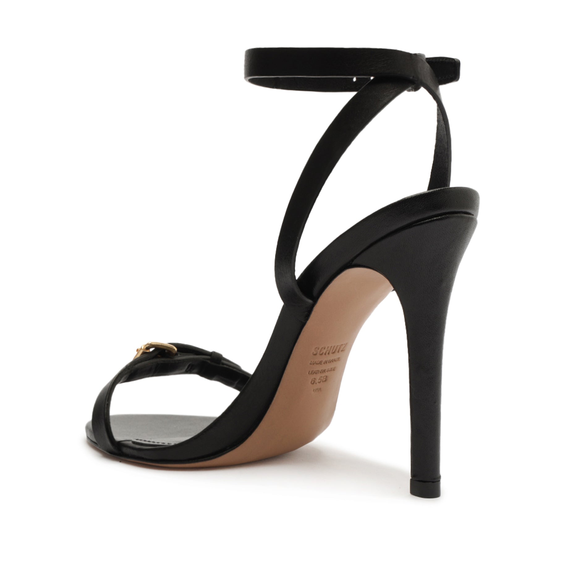 Aurora High Stiletto Leather Sandal Sandals SPRING 24    - Schutz Shoes