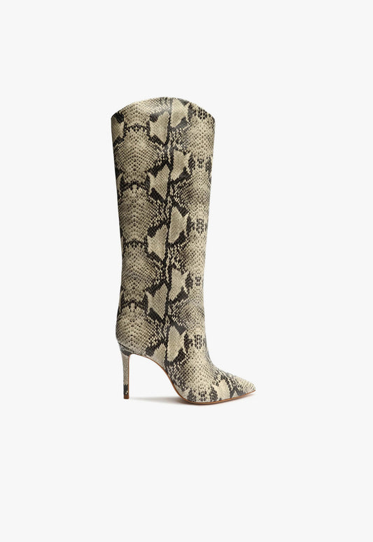 Maryana Boot Boots CO 5 Natural Snake Snake Embossed Leather - Schutz Shoes