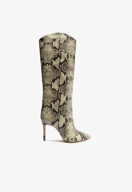 Maryana Boot Boots CO 5 Natural Snake Snake Embossed Leather - Schutz Shoes