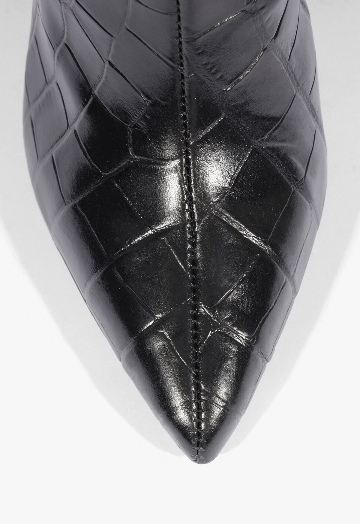 Maryana Crocodile-Embossed Leather Boot OLD - Schutz Shoes