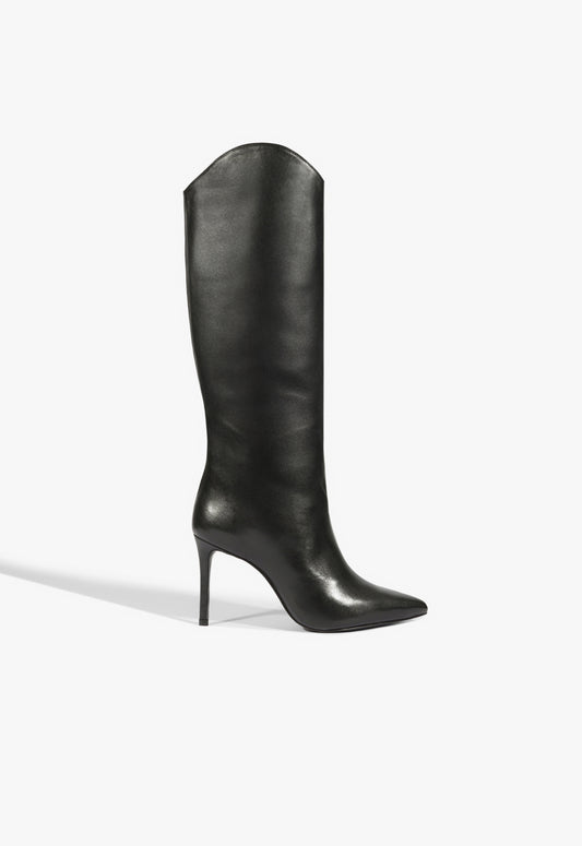 Maryana Leather Boot FALL 25 5 Black Leather - Schutz Shoes