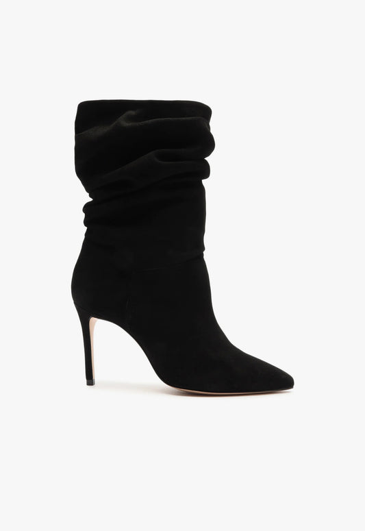 Ashlee Suede Bootie CO 5 Black Suede - Schutz Shoes