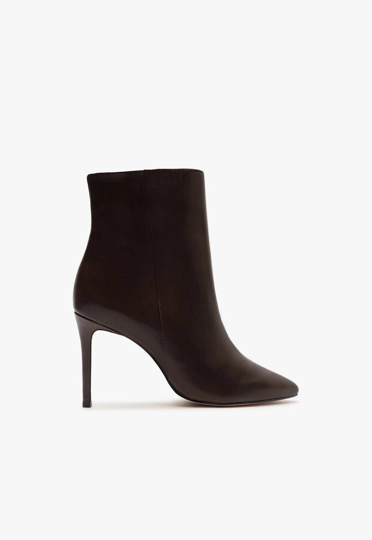 Magali Leather Bootie Booties FALL 23 5 Dark Chocolate Leather - Schutz Shoes